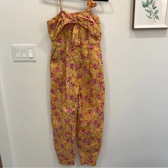 FARM Rio Vibrant Yellow Floral Jumpsuit - Picture 6 of 11